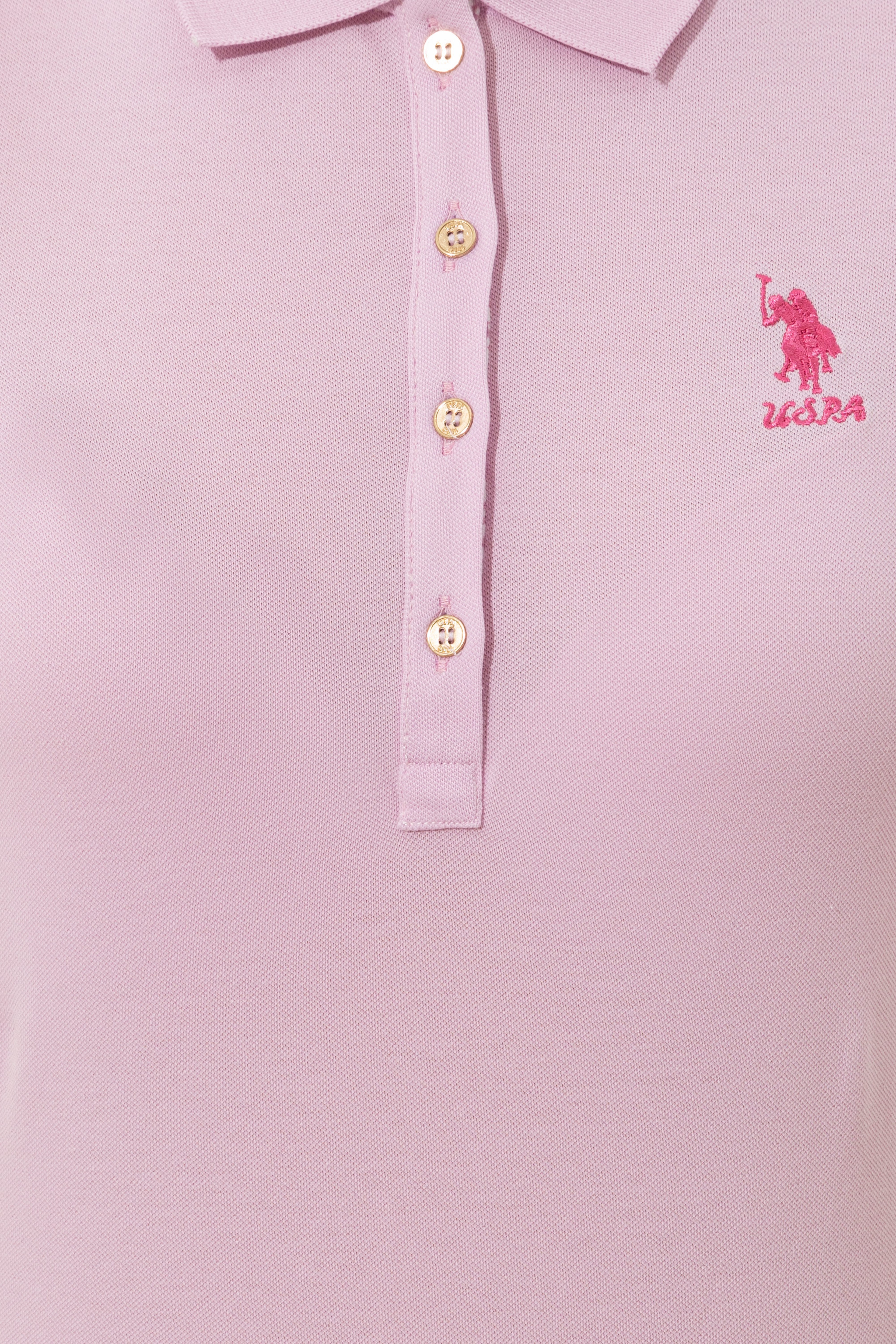 Kadın Manolya Basic Polo Yaka Tişört - Image 6