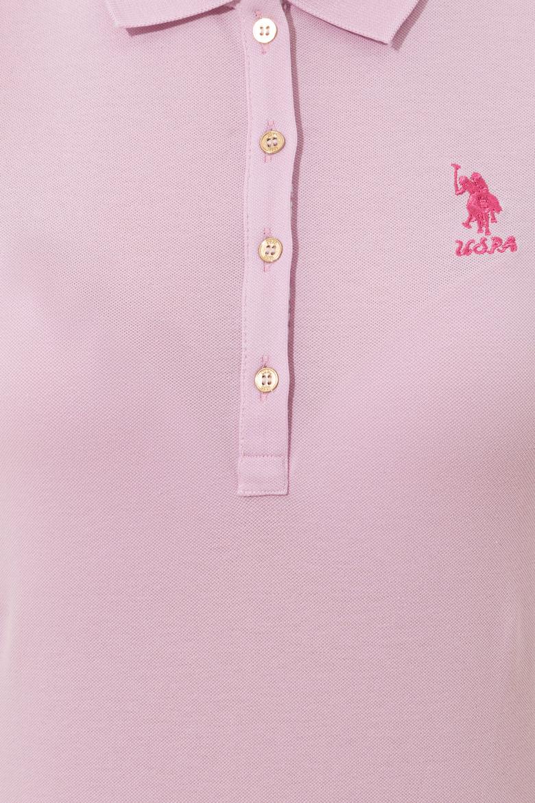 Kadın Manolya Basic Polo Yaka Tişört - 50246287087