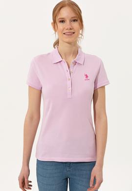 Kadın Manolya Basic Polo Yaka Tişört - 50246287087