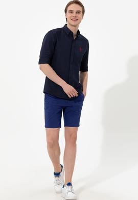 Erkek Lacivert Uzun Kollu Basic Gömlek - 50254188041