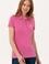 Kadın Pembe Basic Polo Yaka Tişört