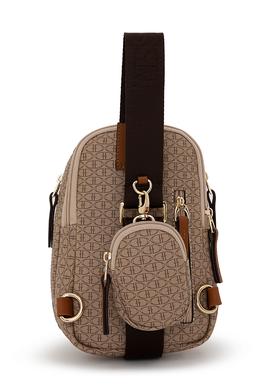 Kadın Koyu Bej Bodybag Çanta - 50259078003