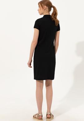 Kadın Siyah Örme Elbise - 50246277006