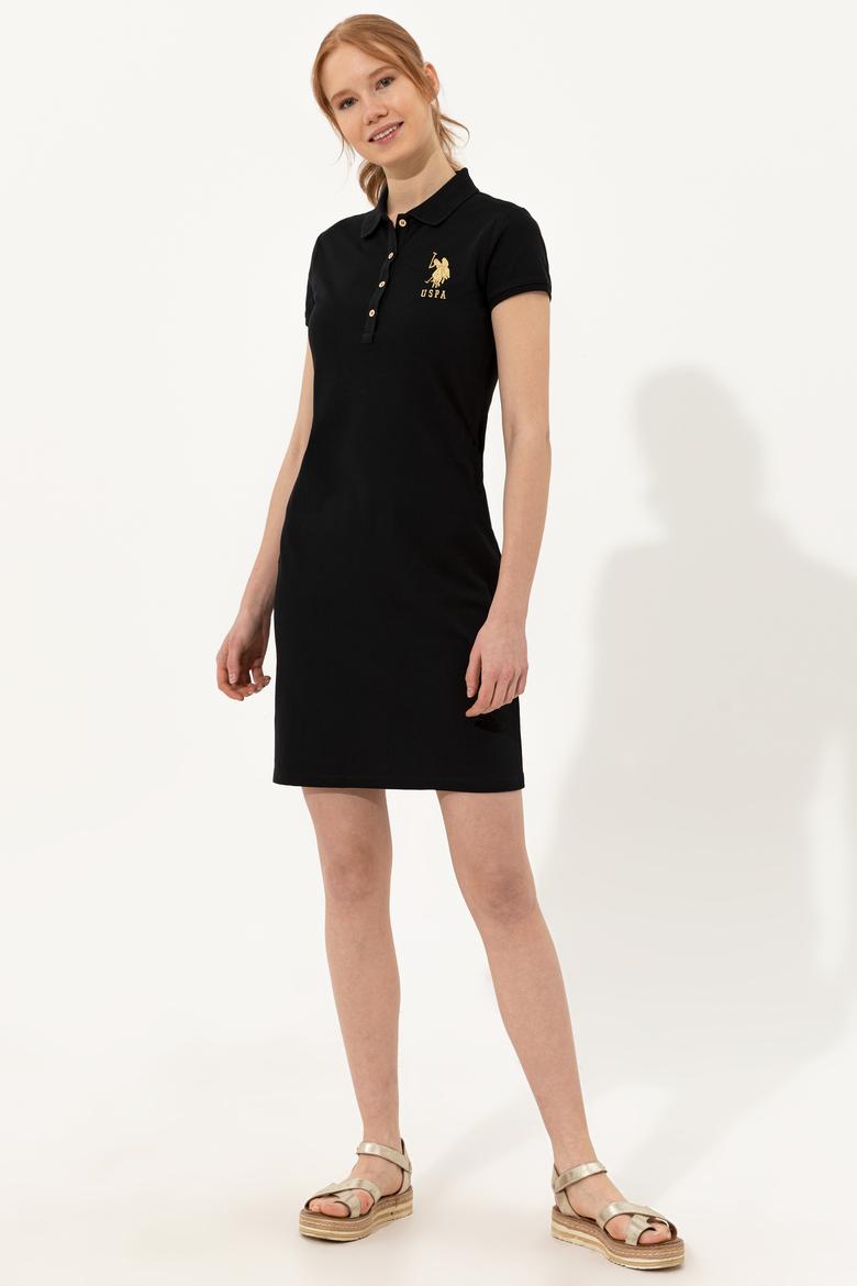 Kadın Siyah Örme Elbise - 50246277006