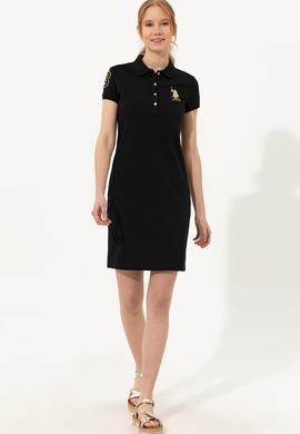 Kadın Siyah Örme Elbise - 50246277006