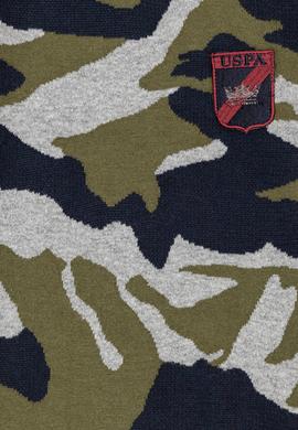 Erkek Çocuk Haki Bisiklet Yaka Triko Kazak - 50237685005