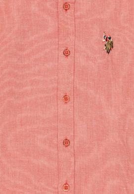 Erkek Çocuk Kırmızı Uzun Kollu Basic Gömlek - 50247649118