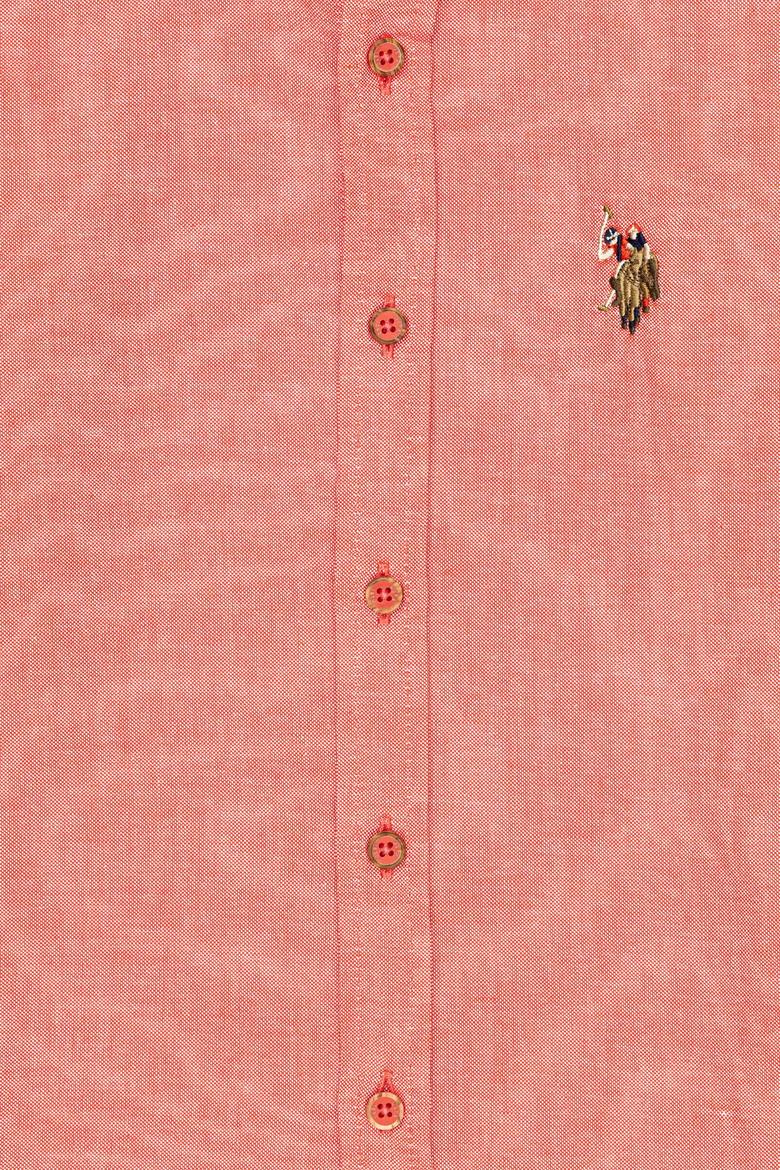 Erkek Çocuk Kırmızı Uzun Kollu Basic Gömlek - 50247649118