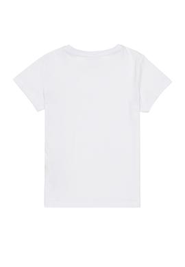 Çocuk Beyaz Bisiklet Yaka Tişört - 50249291001