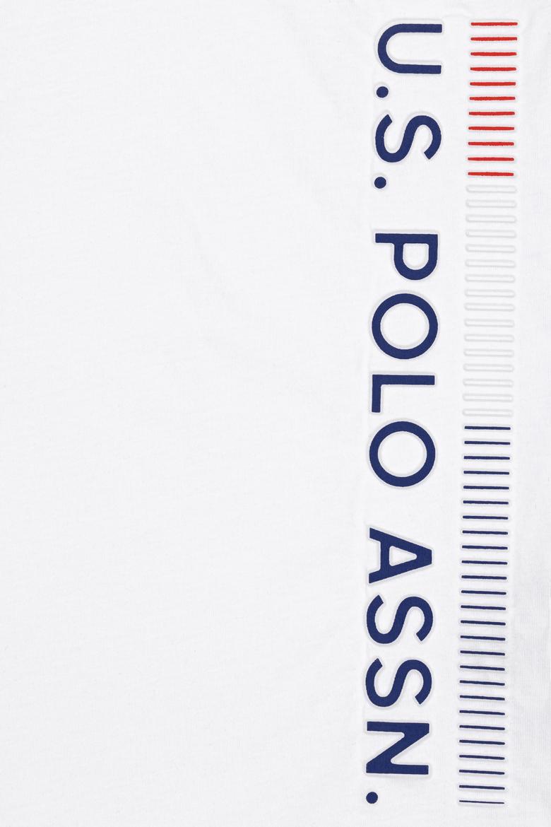 Çocuk Beyaz Bisiklet Yaka Tişört - 50249291001