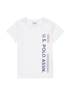 Çocuk Beyaz Bisiklet Yaka Tişört - 50249291001