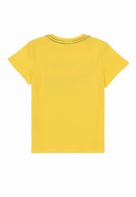 Çocuk Açık Sarı Bisiklet Yaka Tişört - 50249984002