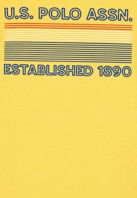 Çocuk Açık Sarı Bisiklet Yaka Tişört - 50249984002