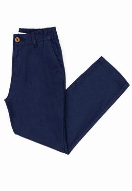 Erkek Çocuk Lacivert Kanvas Pantolon - 50246186018