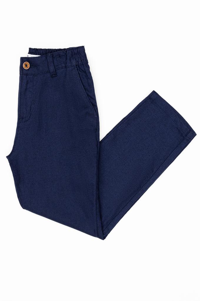 Erkek Çocuk Lacivert Kanvas Pantolon