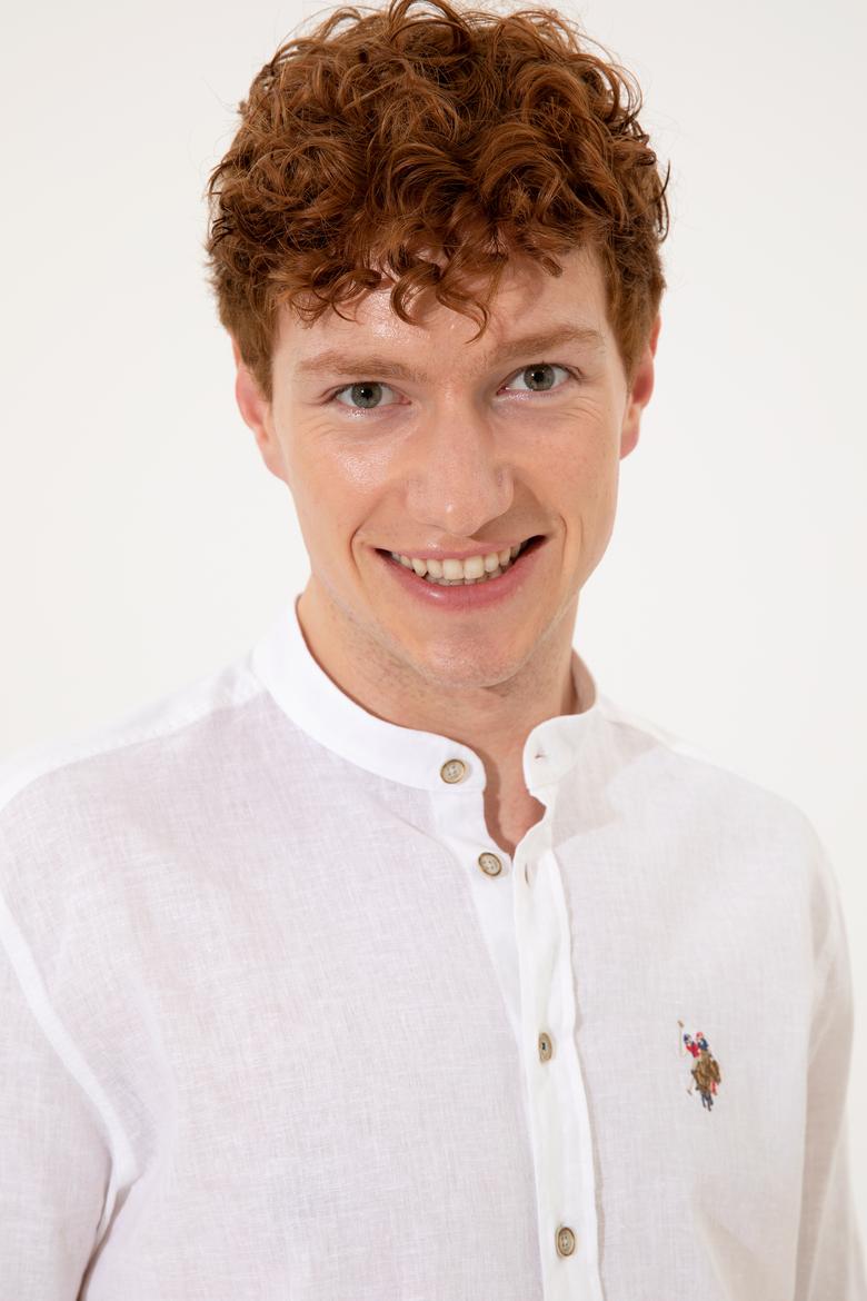 Erkek Beyaz Uzun Kollu Gömlek - 50251767001