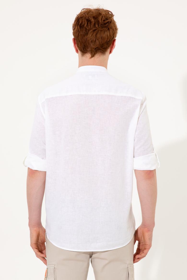 Erkek Beyaz Uzun Kollu Gömlek - 50251767001