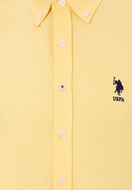 Erkek Açık Sarı Uzun Kollu Basic Gömlek - 50249490021