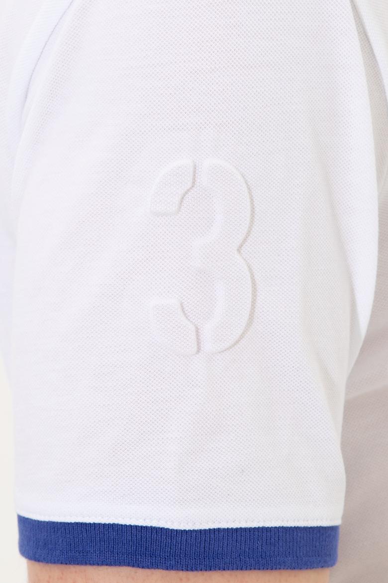 Erkek Beyaz Polo Yaka Tişört - 50249136010