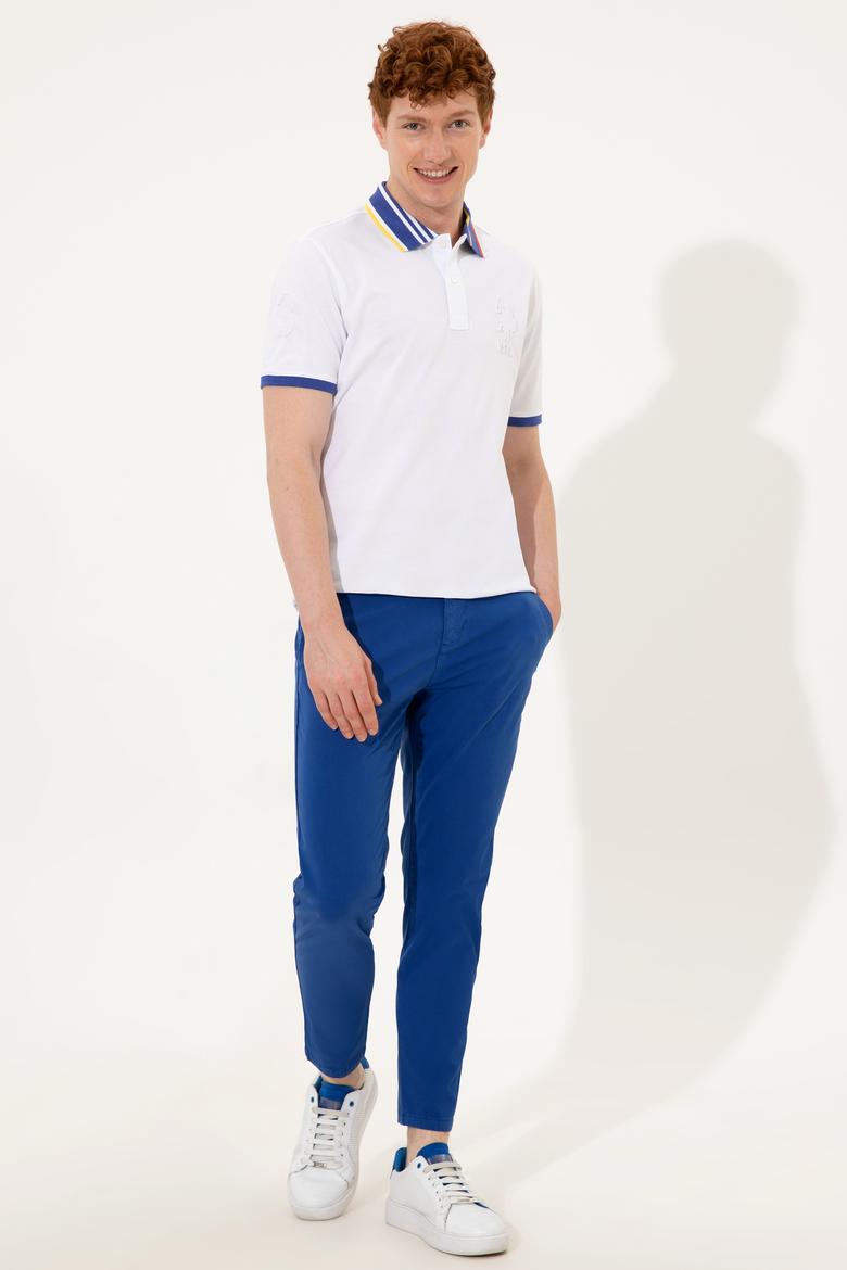 Erkek Beyaz Polo Yaka Tişört - 50249136010