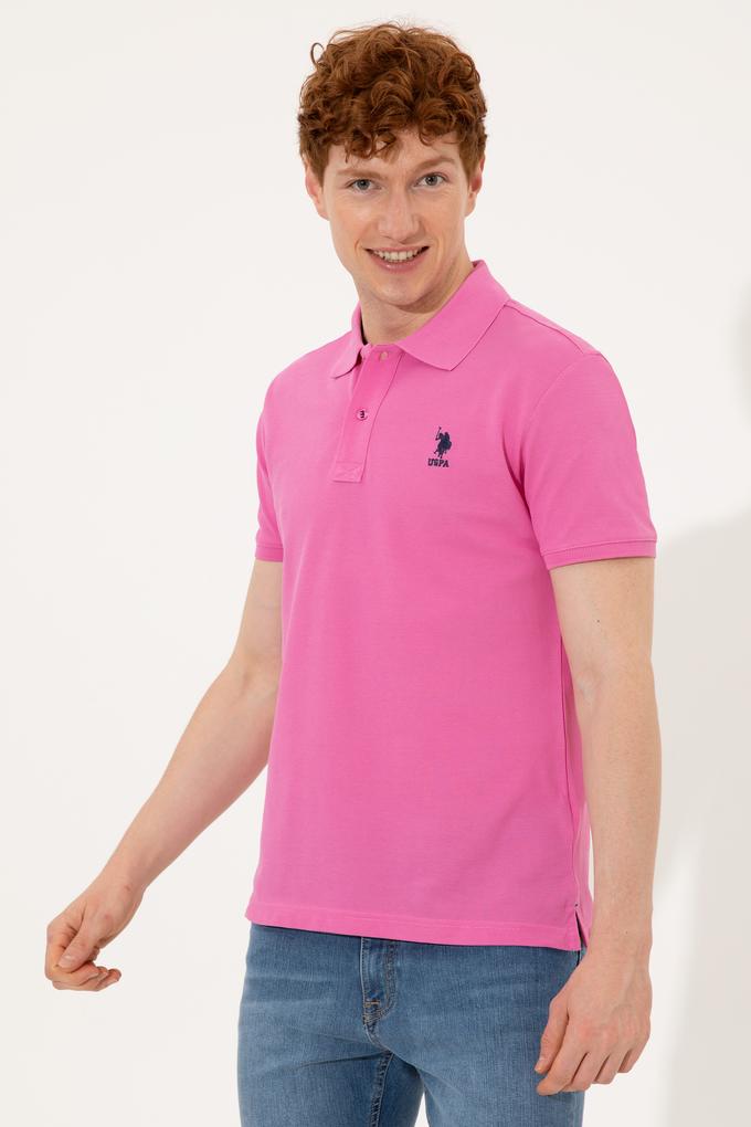 Erkek Pembe Basic Tişört