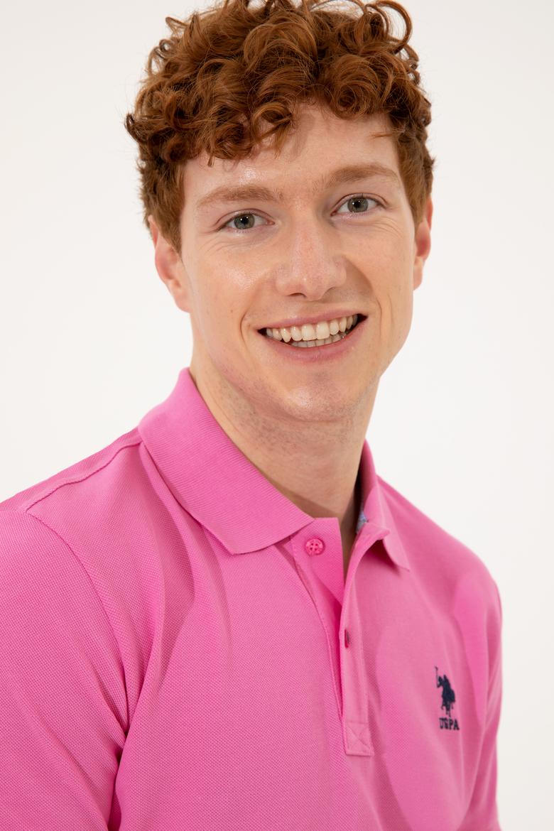 Erkek Pembe Basic Tişört - 50249153135