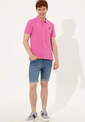 Erkek Pembe Basic Tişört - 50249153135