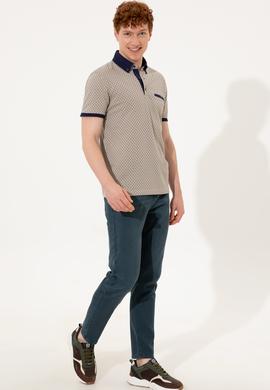 Erkek Haki Polo Yaka Tişört - 50249185009