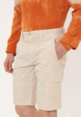 Erkek Bej Dokuma Şort - 50246075009