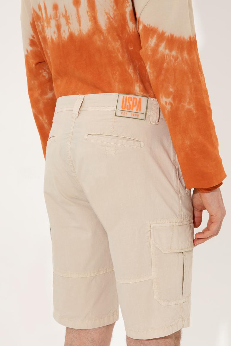 Erkek Bej Dokuma Şort - 50246075009