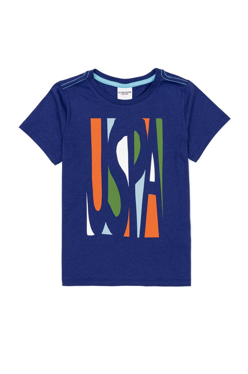 Çocuk Mavi Bisiklet Yaka Tişört