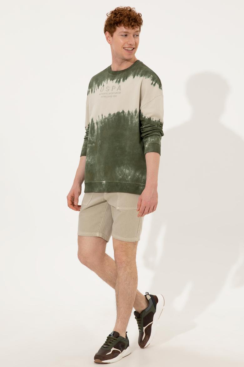 Erkek Haki Jean Şort - 50249363019