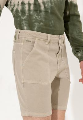 Erkek Haki Jean Şort - 50249363019