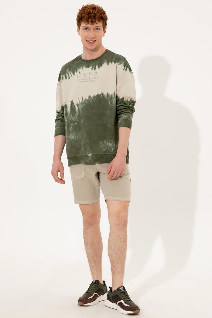 Erkek Haki Jean Şort