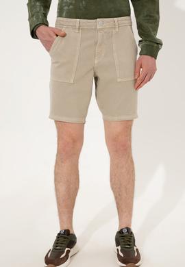 Erkek Haki Jean Şort - 50249363019