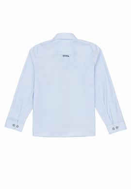 Erkek Çocuk Açık Mavi Uzun Kollu Basic Gömlek - 50247649034