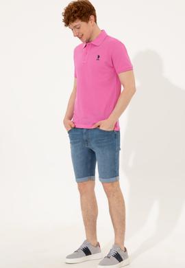 Erkek Mavi Jean Şort - 50249359003