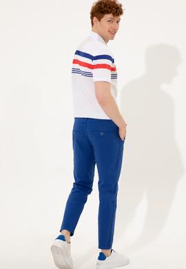 Erkek Mavi Kanvas Pantolon - 50246113025