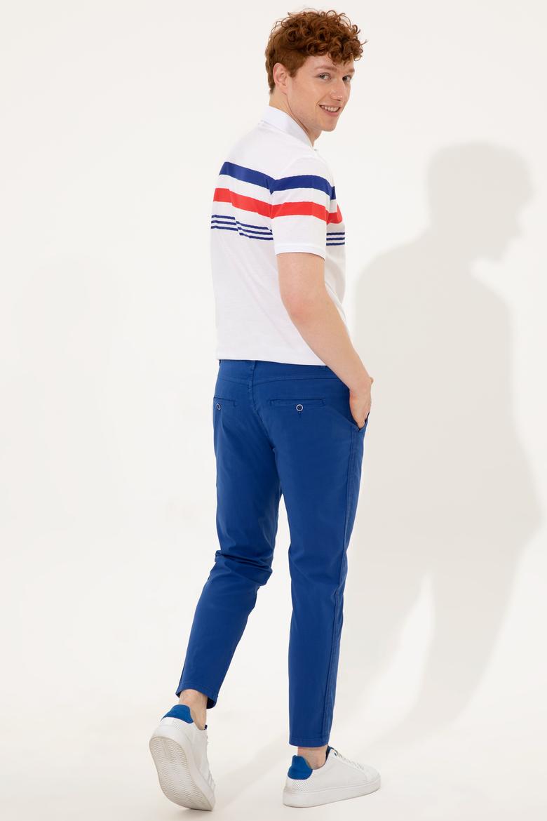 Erkek Mavi Kanvas Pantolon - 50246113025