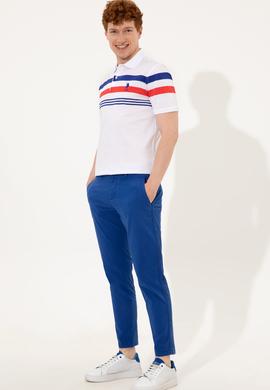 Erkek Mavi Kanvas Pantolon - 50246113025