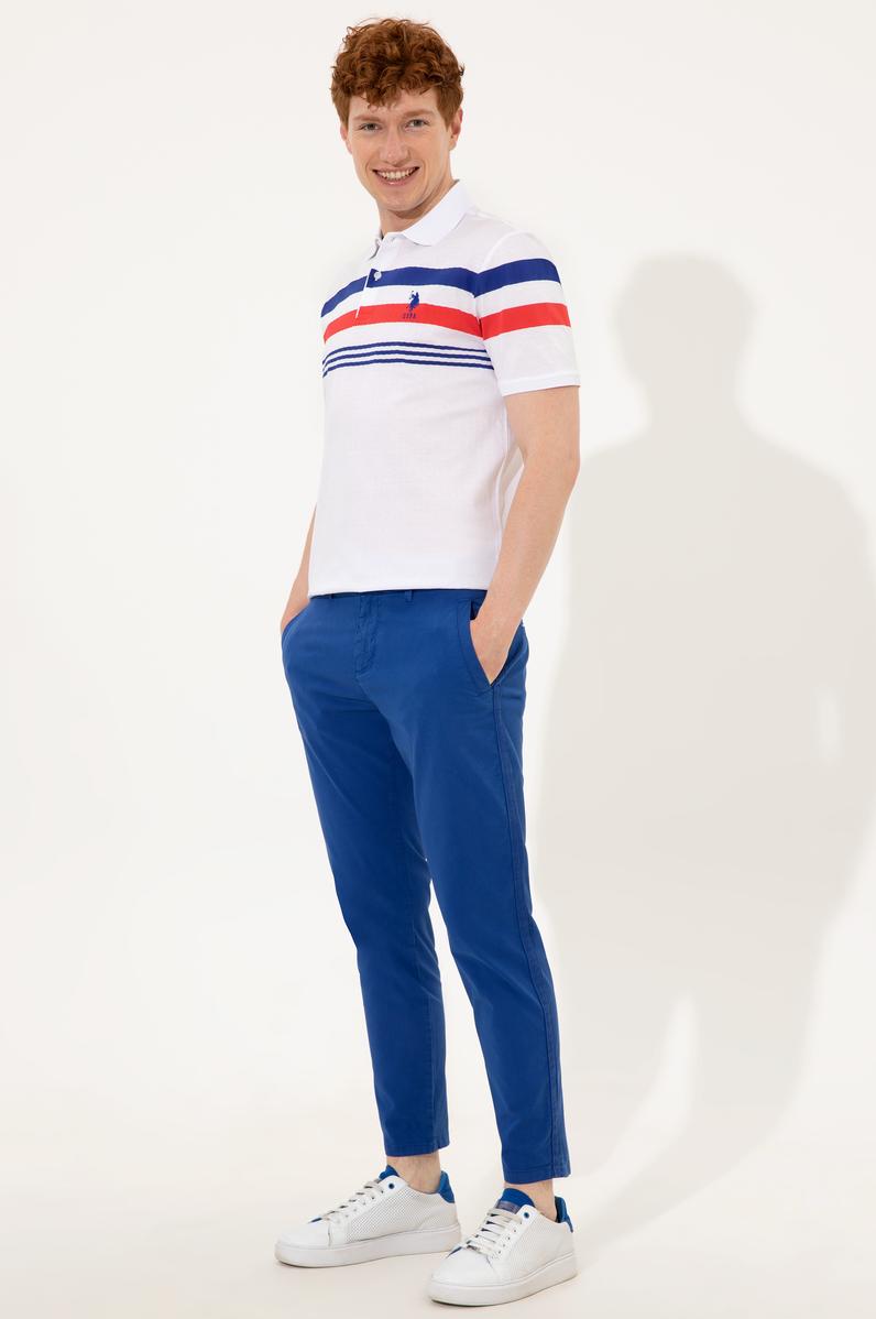 Erkek Mavi Kanvas Pantolon