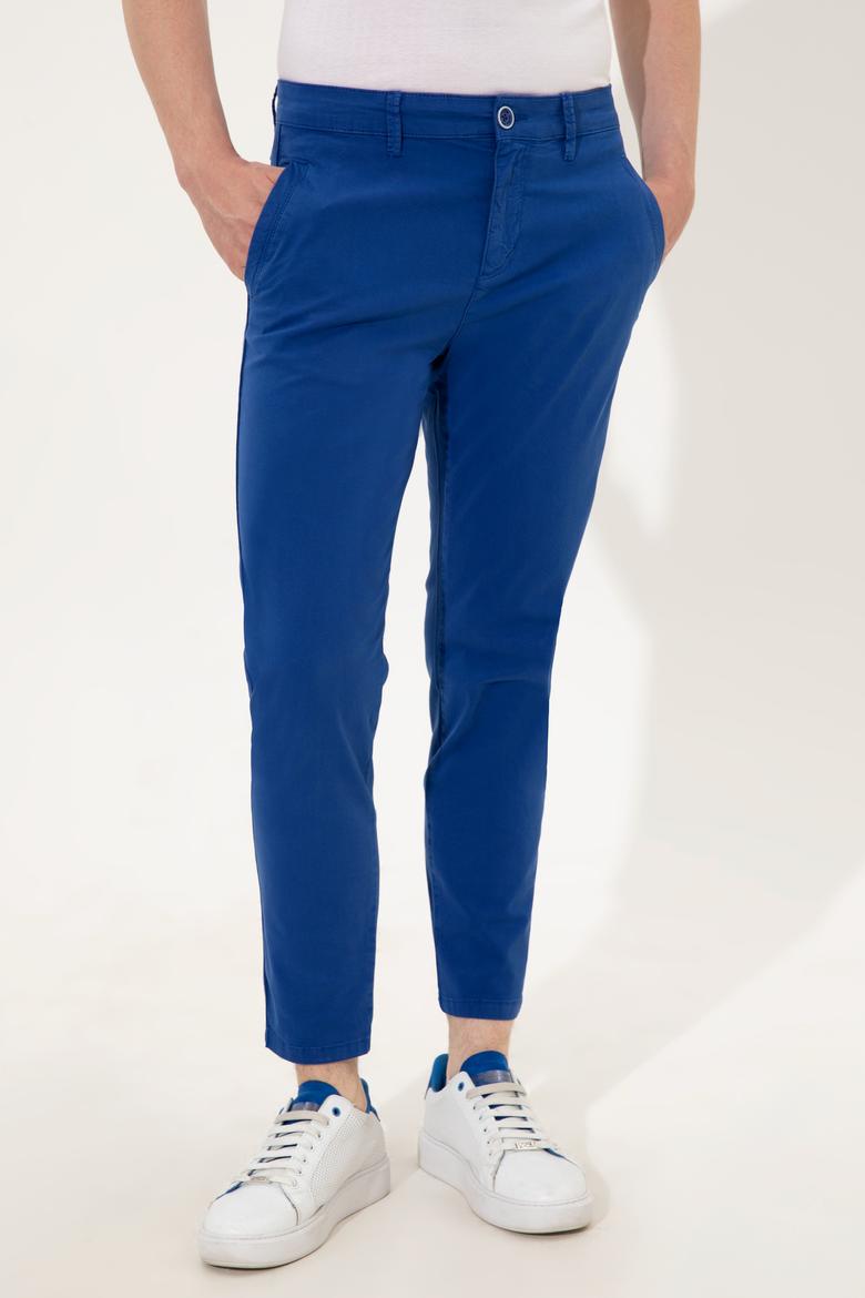 Erkek Mavi Kanvas Pantolon - 50246113025