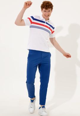 Erkek Mavi Kanvas Pantolon - 50246113025