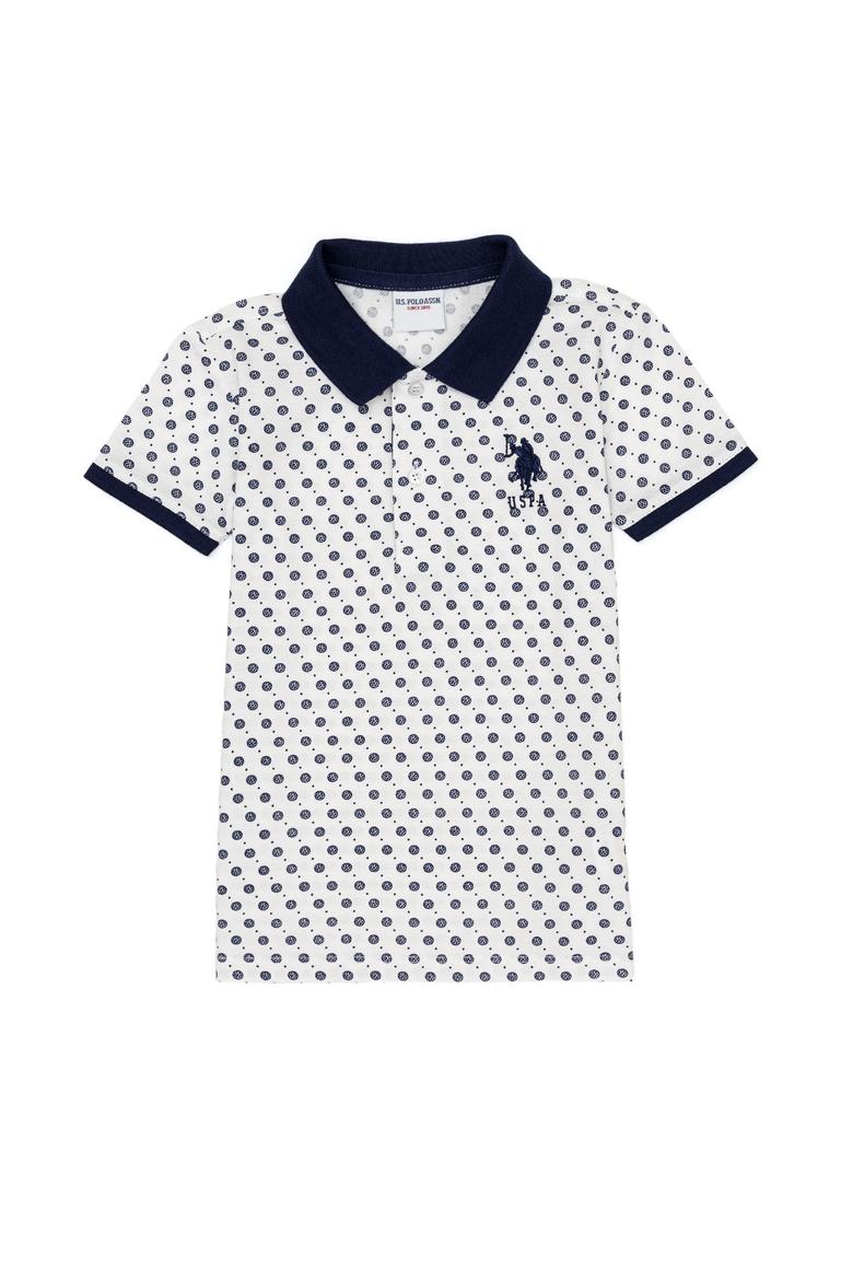 Erkek Çocuk Beyaz Polo Yaka Tişört - 50248942011