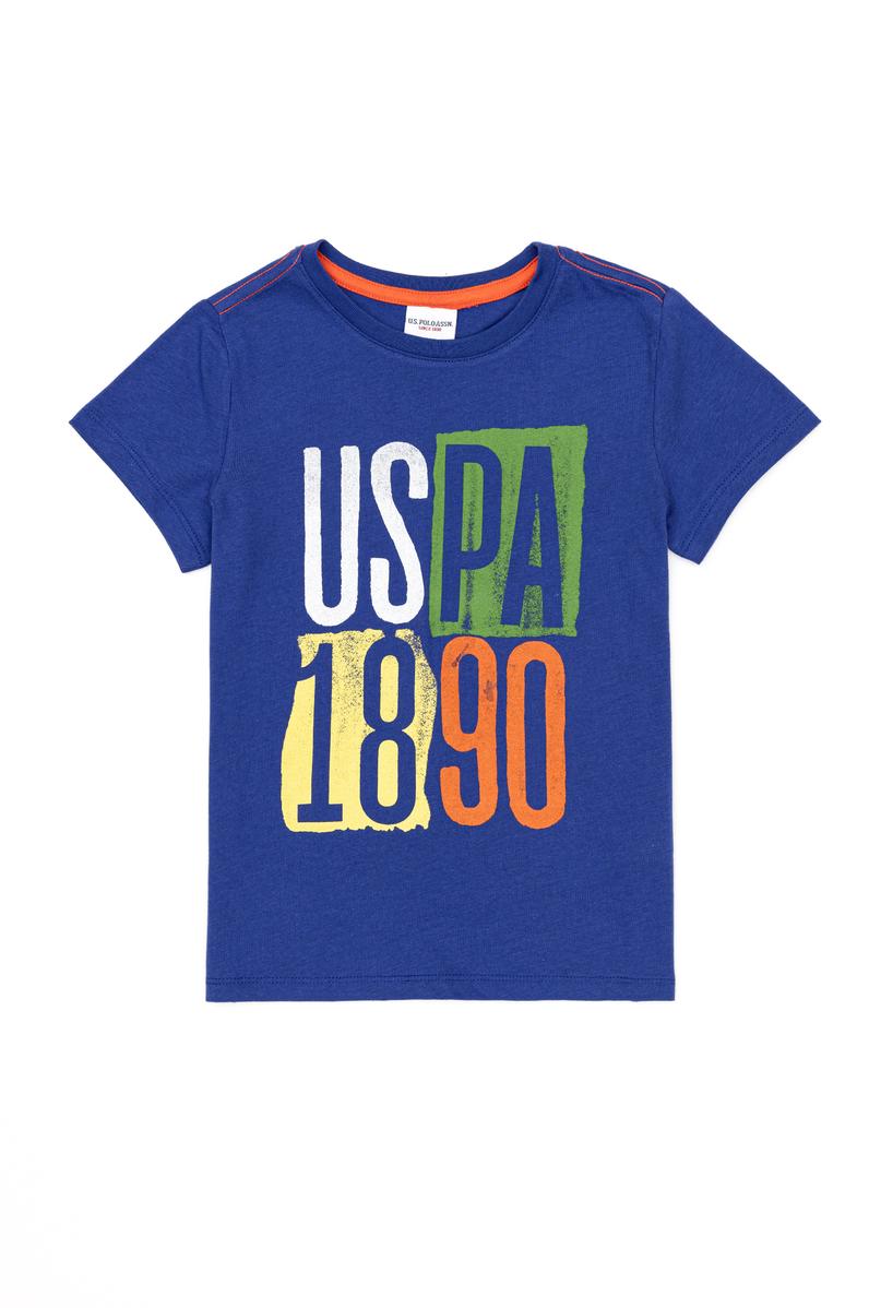 Çocuk Mavi Bisiklet Yaka Tişört