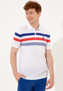 Erkek Beyaz Polo Yaka Tişört - 50249190010