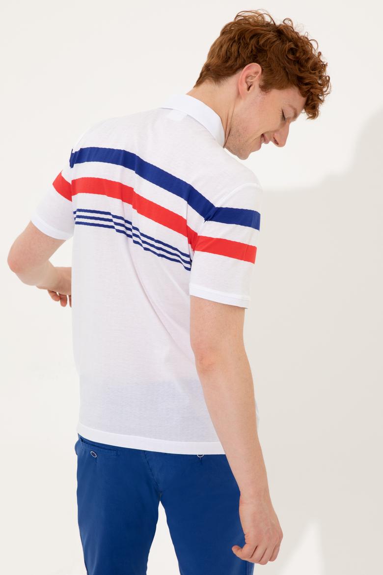 Erkek Beyaz Polo Yaka Tişört - 50249190010