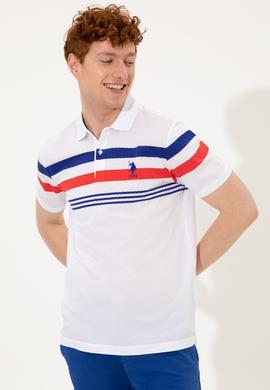 Erkek Beyaz Polo Yaka Tişört - 50249190010