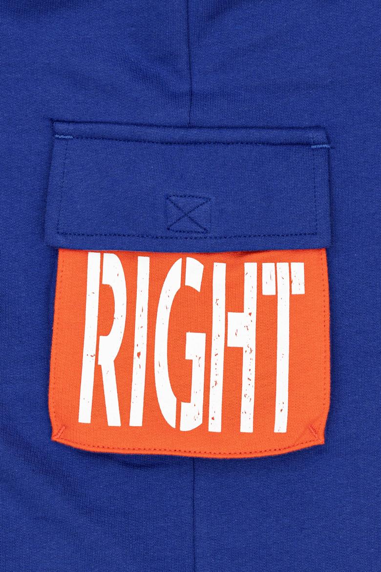 Çocuk Mavi Örme Şort - 50249995020