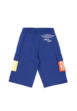 Çocuk Mavi Örme Şort - 50249995020